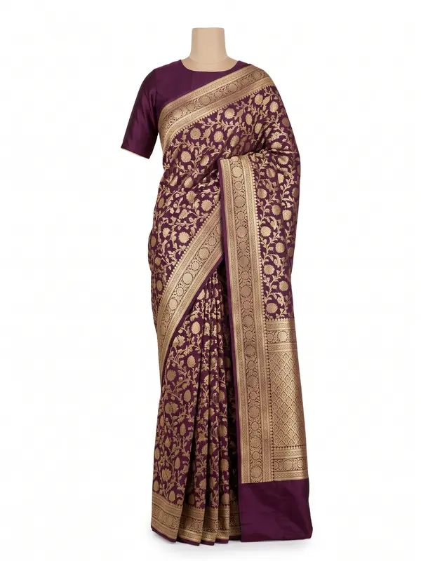 Banarasi saree — Silk, 2 pieces
